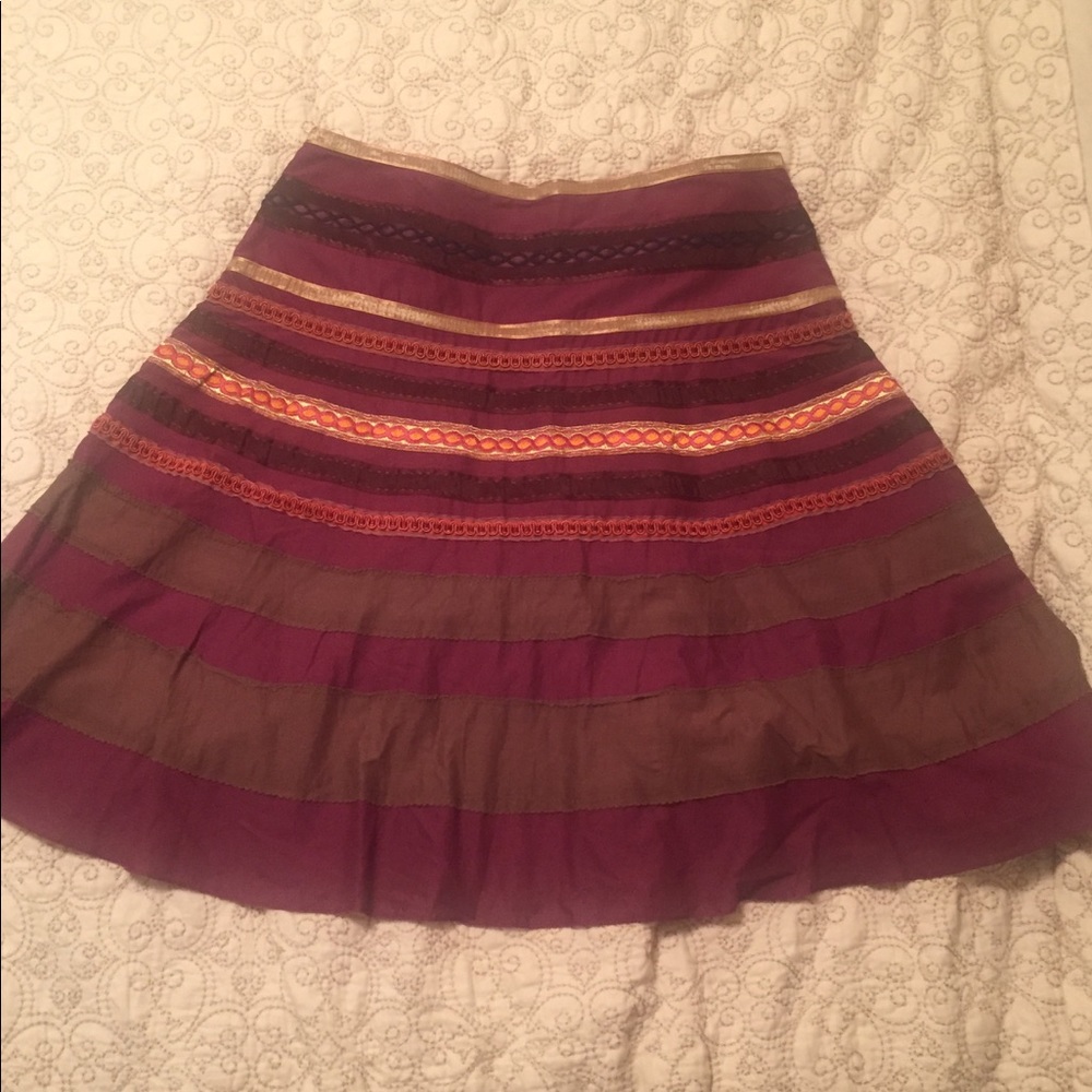 The Limited A-Line ribbon skirt